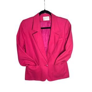 PENDLETON Women's Wool Pink Blazer